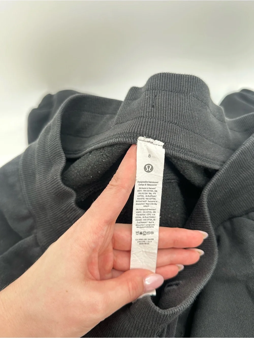 Lululemon Scuba Relaxed High-Rise Jogger Black Size 8